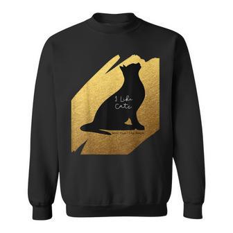 Me Gustan Más Los Gatos Que Las Personas Camisa de entrenamiento - Regaloses