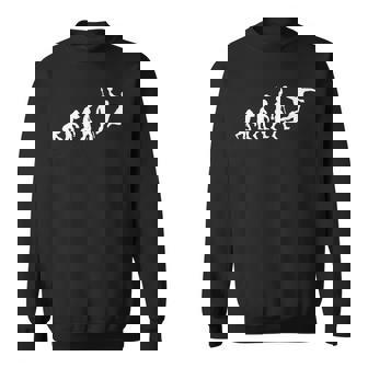 Handball Evolution Fun Handball Player Handballer Sweatshirt - Seseable