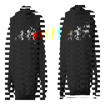 Handballer Evolution Cadeau Amusant Humour Main Sweater e - Cadeauxyz