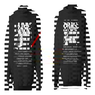 Hands Off Protest Sweatshirt - Thegiftio UK