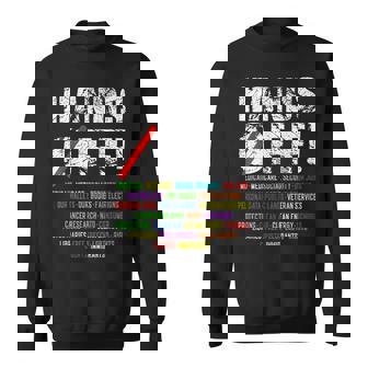 Hands Off Social Security Protest Resist Save Democracy Sweatshirt - Thegiftio UK