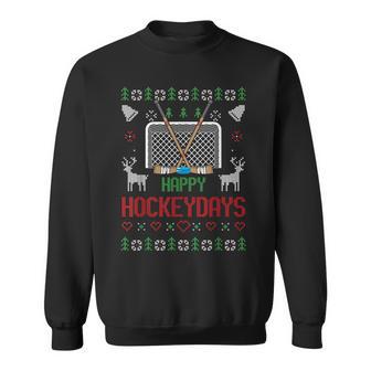 Happy Hockey Days Hockeydays Ugly Christmas Jumper Sweatshirt - Geschenkecke