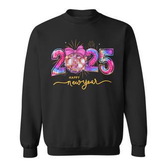 Happy New Year 2025 Pink Coquette Party Family Matching 2025 Sweatshirt - Geschenkecke