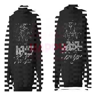 Happy New Year Nurse Crew Heartbeat New Years Eve Party 2025 Sweatshirt - Monsterry