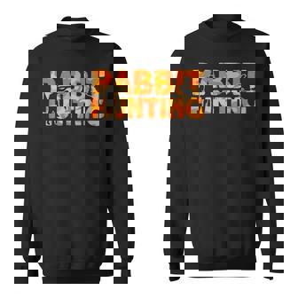 Hare Hunter Orange Camouflage Rabbit Hunting Sweatshirt - Monsterry