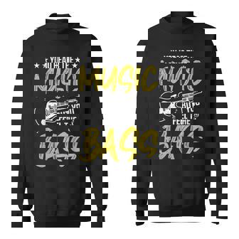 You Hear The Music But You Feel The Bass Guitar Bajista Camisa de entrenamiento - Regaloses
