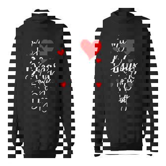 My Heart Belongs To My Dog Valentine's Day Sweatshirt - Monsterry