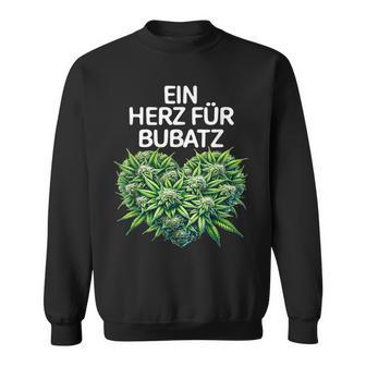 A Heart For Bubatz Bubatz Saying With Heart Bubatz Sweatshirt - Geschenkecke