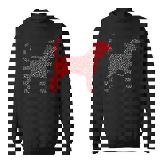 Heart Dog Lover Beagle Puppy Valentines Day Sweatshirt - Monsterry