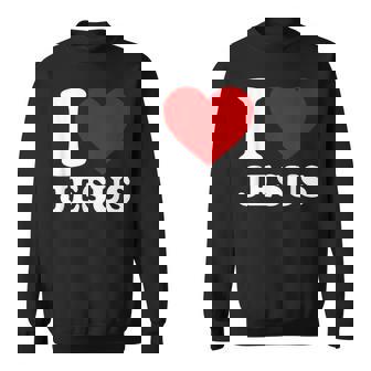 I Heart Jesus I Love Jesus Sweatshirt - Thegiftio UK