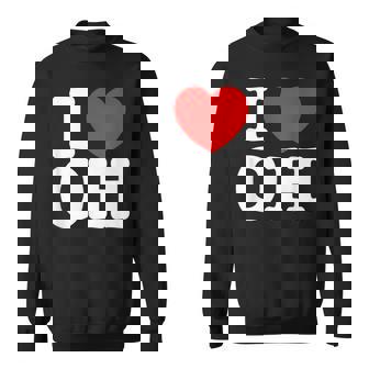 I Heart Ohio OH Love Sweatshirt - Monsterry