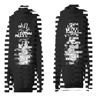 Heavy Meowtal Chat Heavy Metal Musique Sweater e - Cadeauxyz