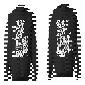 Heavy On The Thank You God Christian Saying Sweatshirt - Monsterry