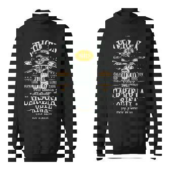 Hecho En 1965 60 Años Cumpleaños Moto Biker Hombre Motero Camisa de entrenamiento - Regaloses