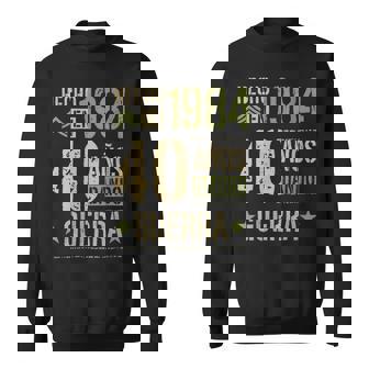 Hecho En 1984 Dando Guerra 40 Años Regalo 40 Cumpleaños Cuello Camisa de entrenamiento - Regaloses