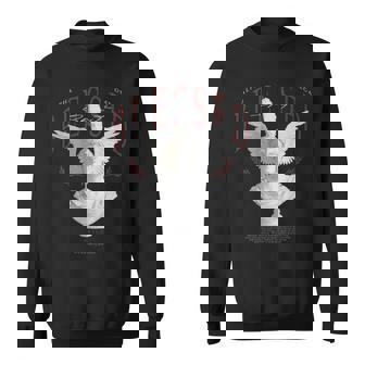Hip Hop Urban Y2k Retro Vintage Edgy Back Print Streetwear Sweatshirt - Seseable