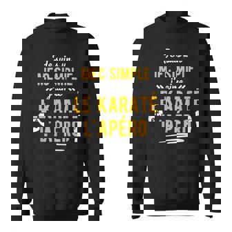 Homme Idée Cadeau Humour Apero Karate Humoristique Sweater e - Cadeauxyz