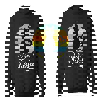 Hommes Chat Noir Papa Chaton Chat Danse Miaou Animal De Sweater e - Cadeauxyz