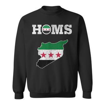 Homs Syria Free Syria Flag Syrian Sweatshirt - Geschenkecke