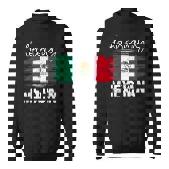 Honorary Mexican Retro Wedding Mexican By Marriage Sweatshirt - Monsterry