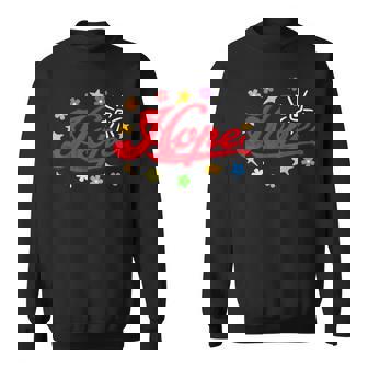 The Hope Personalized Name Flowers On Stage Stars Sweatshirt - Monsterry