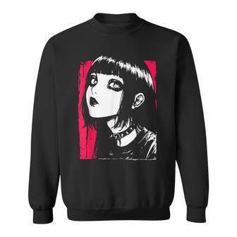 Horror Anime Manga Japan Japanese Creepy Kawaii Goth Punk Sweatshirt - Geschenkecke