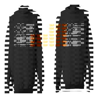 Hot Dog American Flag Tank Top Sweatshirt - Monsterry