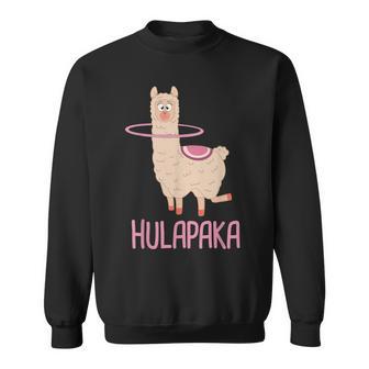 Hulapaka Alpaca Lama Hula Hooping Hoops Hoop Dance Hullern Sweatshirt - Geschenkecke