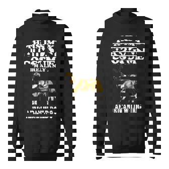 This Is My Human Costume I'm Really An African Wild Dog Sweatshirt - Monsterry