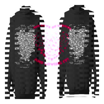 Humoristique Pour 100E Jour D'école Avec Cœur Pour Professeur Et Saint-Valentin Sweater e - Cadeauxyz