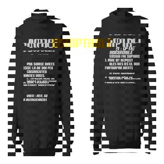 Humour Comptable Cadeau Comptable Comptabilité Définition Sweater e - Cadeauxyz