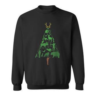 Hunter Hunting Christmas Tree Christmas Outfit Christmas Sweatshirt - Geschenkecke