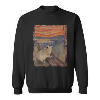 Hyrax Scream Meme Vintage Awawa Hyrax Lover Sweatshirt - Thegiftio UK