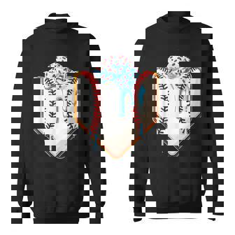 Ice Cream Baseball Drip Home Plate Dripping Sweatshirt | Seseable CA