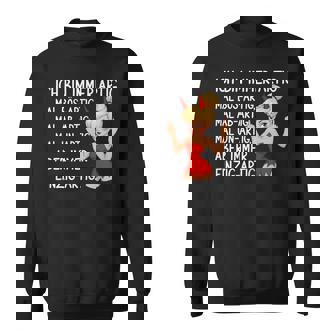 Ich Bin Immer Artig Einzigartig Katastrofee Teufelin Sweatshirt - Geschenkecke