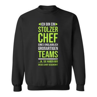 Ich Bin Stolzer Chef Boss Chef Sweatshirt - Geschenkecke