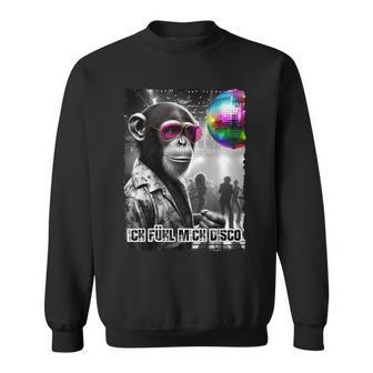 Ich Fühl Mich Fühl Mich Disco Ball Sweatshirt - Geschenkecke