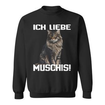 Ich Liebe Muschis I Love Sweatshirt - Geschenkecke