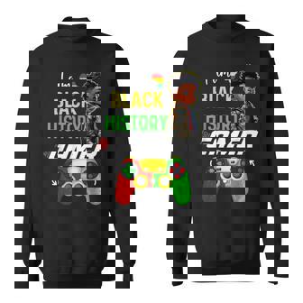 I'm Black History Month Gamer African American Gaming Boys Sweatshirt - Thegiftio UK