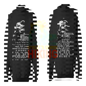 I'm Done Teaching Let's Go Hiking Teacher Camping Lover Sweatshirt - Monsterry