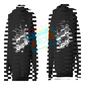 I'm This Old Cassette Tape Pencil 90s 80s Retro Vintage Sweatshirt - Monsterry