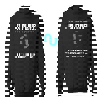 I'M A PLUMBER TALK DOODIE TO ME Tank Top Sweatshirt - Monsterry