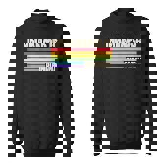 Indianapolis Indiana Pride Rainbow Flag Gay Pride Queer Tank Top Sweatshirt - Monsterry