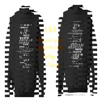 Inked Creation CNA Big Cup Of Awesome Sassy Classy Crazy Sweatshirt - Monsterry