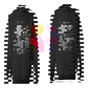 Inspiration And Hard Work Lightbulb Bright Percentage Sweatshirt - Monsterry