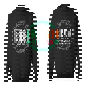 Irish Italian Flag Half Irish Half Italian St Patrick's Day Sweatshirt - Monsterry