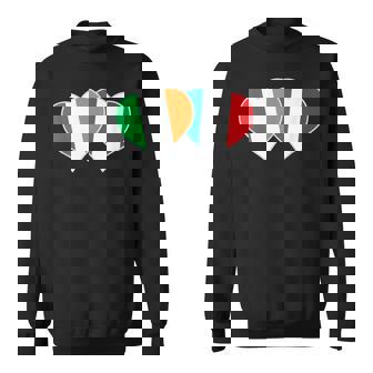Irish Italian Half Irish Half Italian Flag Ireland Italy Sweatshirt - Monsterry