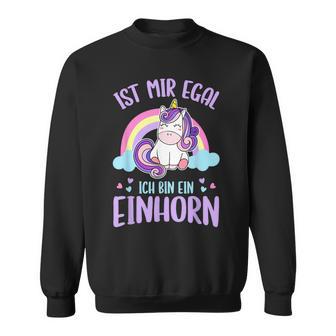 Ist Mir Egal Ich Bin Ein Einhorn Sweatshirt - Geschenkecke