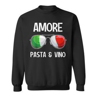 Italia Dialect Italian Amore Pasta &Ino S Sweatshirt - Geschenkecke