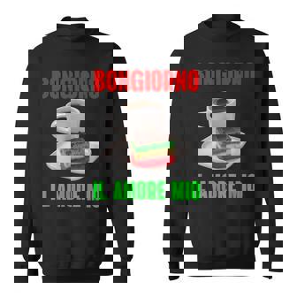 Italian 7 Layer Rainbow Cookies Espresso Latte Good Morning Sweatshirt - Monsterry